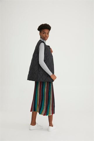 Colorful Knitwear Skirt