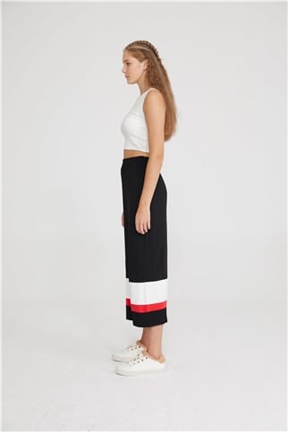 Sporty Knitwear Skirt Black